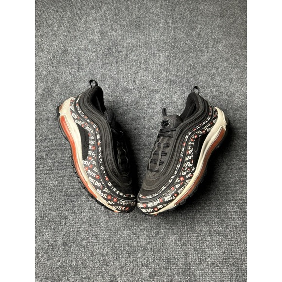 Mens Nike Air Max 97 Black Just Do It Pack AT8437-001 Size US 11